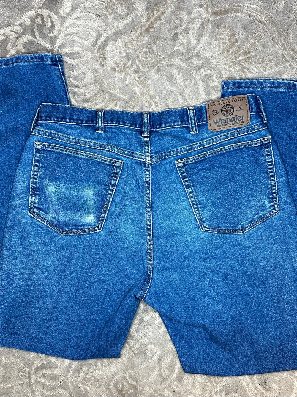 Vintage Wrangler Workwear Jeans Mens 36x32 Western Denim 85900DW Straight Leg